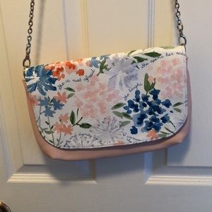 Thirty-One Pink and Floral Purse/Bag